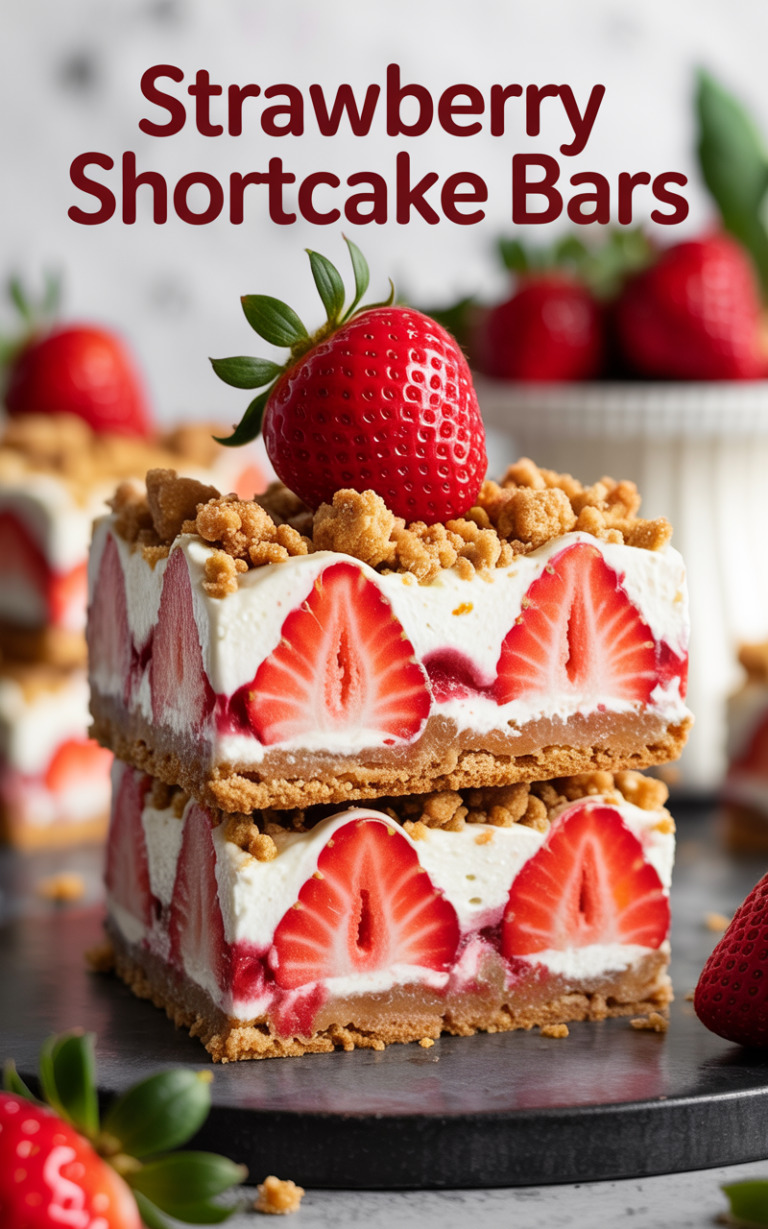 Summer Bliss: Easy-to-Make Strawberry Shortcake Bars for Every Occasion ...